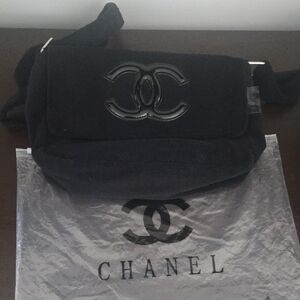Chanel Precision GWP Novelty Black Shoulder Bag